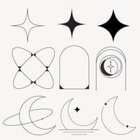 Work pieces of various shapes vector