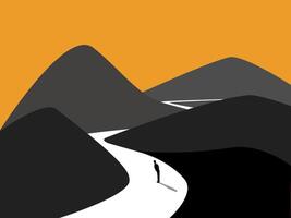 Ambition, Businessman on a Diverse Business Path vector