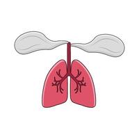 illustration of Respiration vector