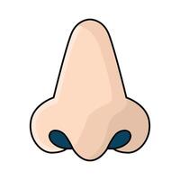 illustration of Nose vector