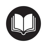 Open Book Icon Editable Illustration isolated on a white background, suitable vector