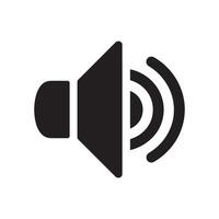 Speaker Icon with Sound Waves Representing Audio, Volume Control, and Digital Sound Settings Editable Illustration vector