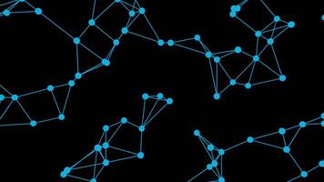 3D animation of the geometric shape of a lattice in space. Alpha Channel. video