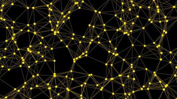 3D animation of the geometric shape of a lattice in space. Alpha Channel. video