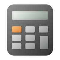 Digital Calculator Application Icon for Mobile Devices png