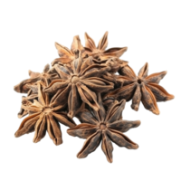 Star anise spice aromatic ingredient culinary flavor food isolated on transparent background png