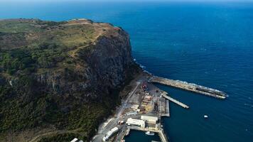 Aerial view of the nut and harbour in Stanley Tassie photo