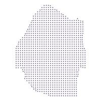 Eswatini map dotted pattern design purple circle vector