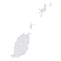Grenada map dotted pattern design purple circle vector