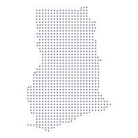Ghana map dotted pattern design purple circle vector