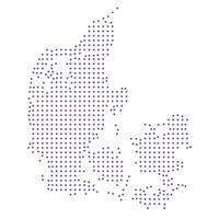 Denmark map dotted pattern design purple circle vector