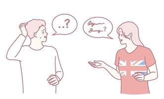 Exploring Communication Challenges That Arise Between Different Cultures and Societies vector