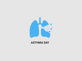 a light blue silhouette of a pair of lungs with the trachea visible at the top vector