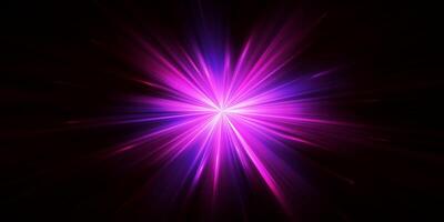 Bright flash effect with rays glare. Light light blur effect. vector