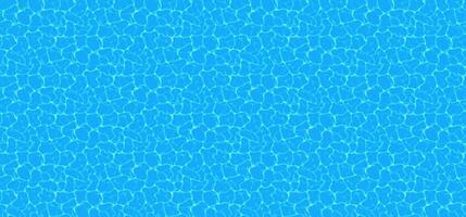 Blue water background. Blue ripples pattern. Water pool texture bottom background. illustration vector