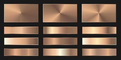 Bronze background texture icon seamless pattern. Light, realistic, elegant, shiny, metallic and bronze gradient illustration. Mesh . Design for frame, ribbon, coin, abstract vector