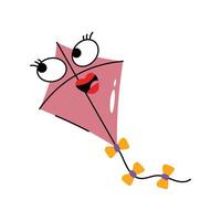 Kite Concept Sticker. Eps 10 file vector