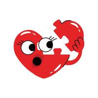 Puzzle Sticker. eps 10 file vector