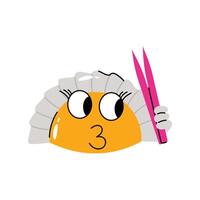 yummySushi Sticker. Eps 10 file vector