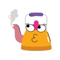 Kettle Sticker. Eps 10 file vector