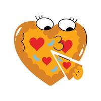 Pizza Sticker. eps 10 file vector