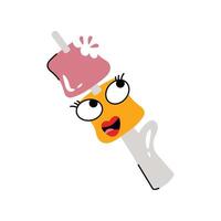 Marshmallow Sticker. Eps 10 file vector
