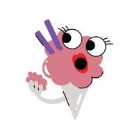 Ice cream Sticker. Eps 10 file vector