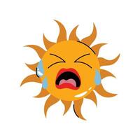 Sun Sticker. Eps 10 file vector