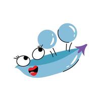 Peas Sticker. Eps 10 file vector