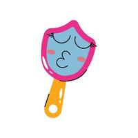 Mirror Sticker. Eps 10 file vector
