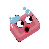 Soap Sticker. Eps 10 file vector