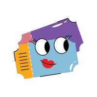 Tickets Sticker. Eps 10 file vector