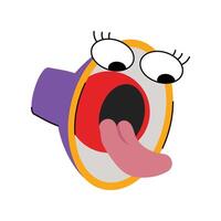 Woofer Sticker. Eps 10 file vector