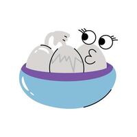 Eggs Sticker. Eps 10 file vector