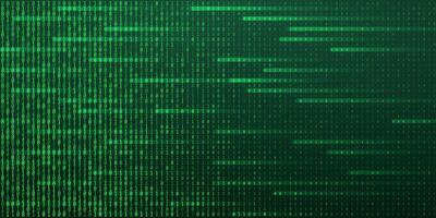 Digital data technology concept. Green futuristic cyberspace vector
