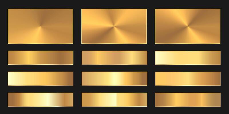 Gold background texture icon seamless pattern. Light, realistic, elegant, shiny, metallic and golden gradient illustration. Mesh . Design for frame, ribbon, coin, abstract