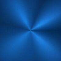 Blue metallic radial gradient with scratches. Foil surface texture effect. illustration vector