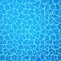 Blue water background. Seamless blue ripples pattern. Water pool texture bottom background. illustration vector