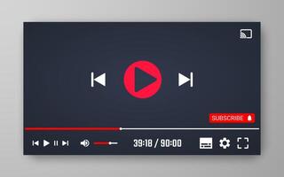 player template web or mobile apps. illustration vector