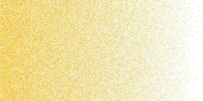 Gold Glitter Dust Background, Shiny Luxury Confetti Effect, Sparkling Particles Gradient Texture for Celebration, Festive Event, and Glamorous Design Projects. Illustration vector