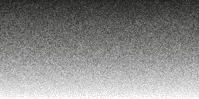 Black Halftone Dots Gradient Texture Background, Abstract Grunge Retro Style Design Element for Posters, Flyers, and Creative Projects. Illustration vector