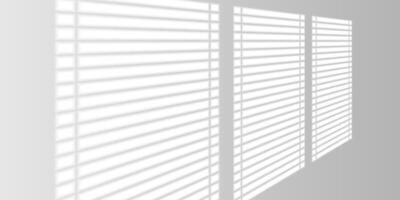Window Light Shadow Wall with Minimalist Geometric Grid Design, Bright and Clean Sunlight Reflection for Modern Interior Backgrounds. Illustration vector