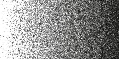 Halftone Dot Texture with Grunge Gradient Effect for Modern Graphic Design, Retro Posters, and Vintage Backgrounds. Abstract Black and White Style. High-Quality Illustration vector