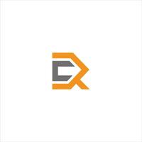CR RC monogram Initial Logo Design Illustration. CR RC elegant and Professional icon design vector