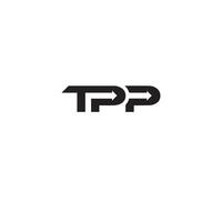 TPP Initial Logo Design . TPP elegant and Professional icon design vector