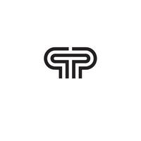 TPP Letter monogram Logo Design Illustration. TPP elegant and Professional icon design vector