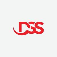 DS DSS Letter monogram Initial Logo Design . DS DSS elegant and Professional icon design vector