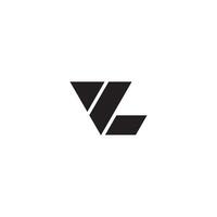 VL LV Letter monogram Initial Logo Design . VL LV elegant and Professional icon design vector