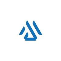 JM MJ monogram Logo Design Illustration. JM MJ elegant and Professional icon design vector