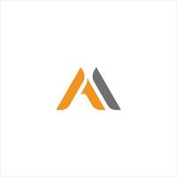 AM MA monogram Initial Logo Design . AM MA elegant and Professional icon design vector